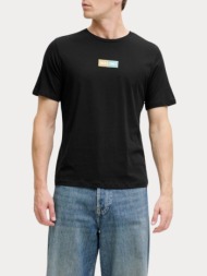 t-shirt jack & jones jjpan tee ss crew neck black jack&jones