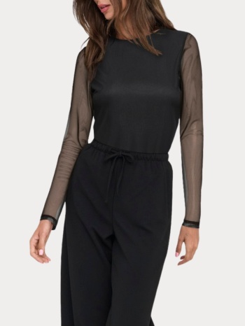 τοπ only nova l/s mesh black only σε προσφορά