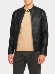 jacket jack & jones jrebcaleb pu black jack&jones