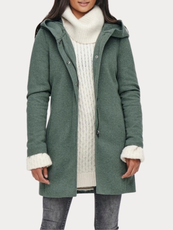 παλτο only sedona light coat balsam green only σε προσφορά