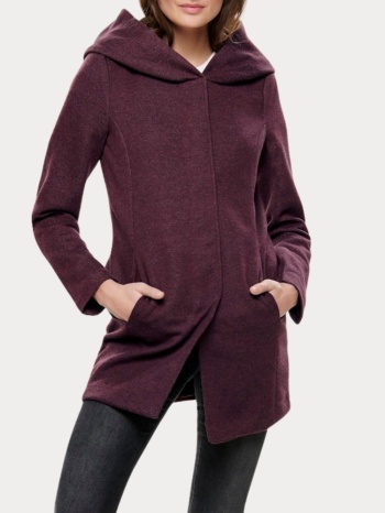 παλτο only sedona light coat chocolate truffle only σε προσφορά