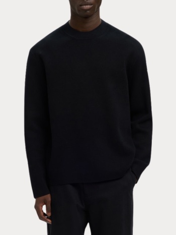 pullover selected slhmike light ls knit relaxed mock neck σε προσφορά