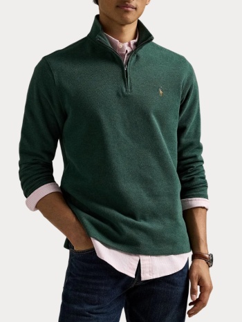 πλεκτο zip polo ralph lauren green polo ralph lauren σε προσφορά