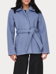παλτο only sanne boucle jacket otw blue only