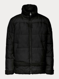 μπουφαν vero moda vmhera teddy jacket black vero moda