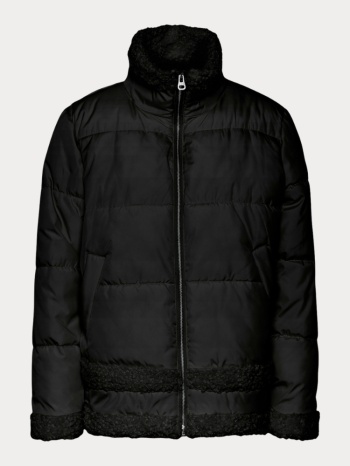 μπουφαν vero moda vmhera teddy jacket black vero moda σε προσφορά