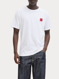 t-shirt jack & jones jbrandy tee ss crew neck ln white jack&jones