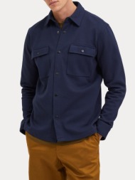 overshirt selected slhjackie sweat jacket navy selected