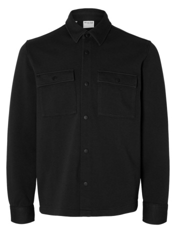 overshirt selected slhjackie sweat jacket black selected σε προσφορά