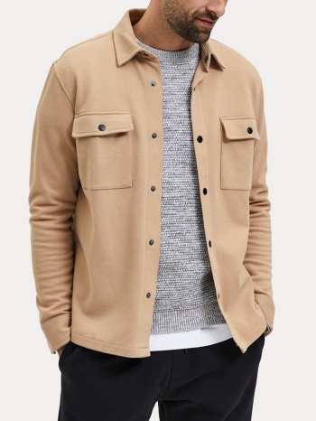 overshirt selected slhjackie sweat jacket incense selected σε προσφορά