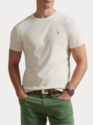 t-shirt polo ralph lauren sscncmslm2-short sleeve parchment cream polo ralph lauren