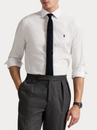 πουκαμισο polo ralph lauren -long sleeve-dress shirt white polo ralph lauren