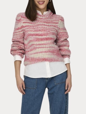 πλεκτο only carma l/s pullover pink only σε προσφορά