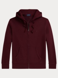 ζακετα polo ralph lauren fzhoodm1-long sleeve- rich ruby polo ralph lauren