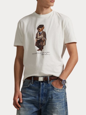 t-shirt polo ralph lauren ssteecmslm1-short sleeve white σε προσφορά