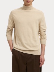 ζιβαγκο selected slhberg roll neck oatmeal selected