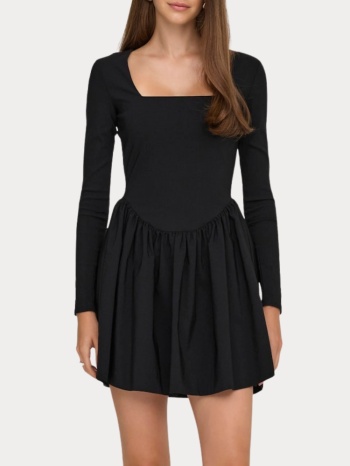 φορεμα only menia ls balloon short dress black only σε προσφορά