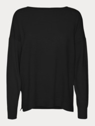 pullover vero moda mkaris ls boatneck boxy black vero moda