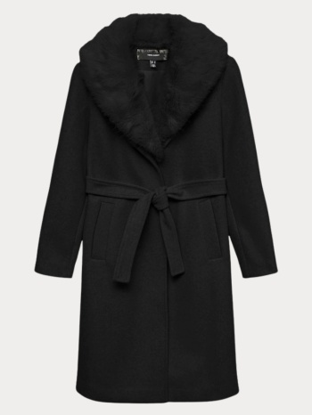 παλτο vero moda vmautumn diva long coat black fur vero moda σε προσφορά