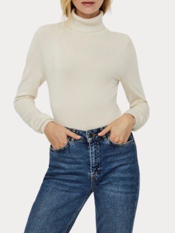 ζιβαγκο vero moda vmglory ls rollneck beige vero moda σε προσφορά