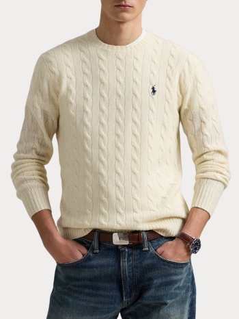 πλεκτο polo palph lauren lscablecnpp-long sleeve-pullover σε προσφορά