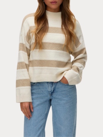 ζιβαγκο πλεκτο vero moda inez ls highneck short pullover σε προσφορά