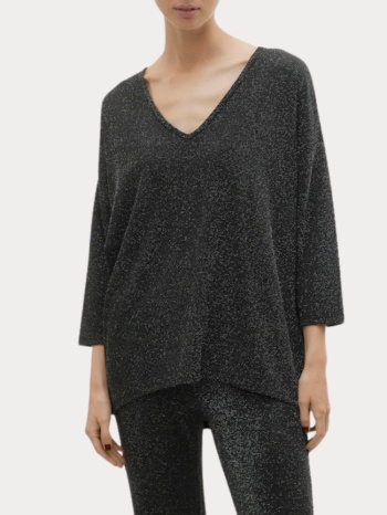 μπλουζα vero moda kanva 3/4 v-neck top jrs black vero moda σε προσφορά