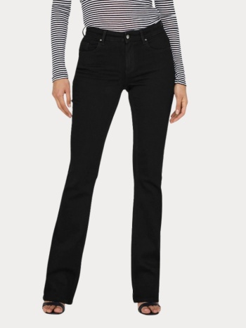τζιν only blush mid flared dnm rea2343 noos black only σε προσφορά