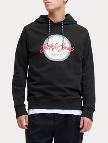 φουτερ jack & jones jjurban sweat hood black jack&jones σε προσφορά