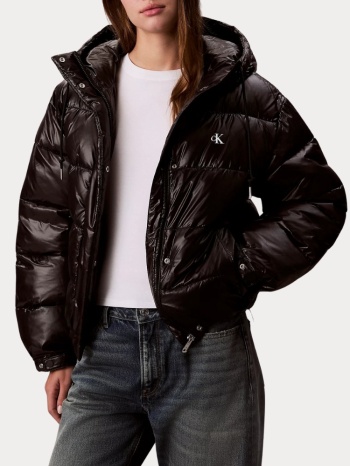 μπουφαν calvin klein shine puffer jacket black calvin klein σε προσφορά
