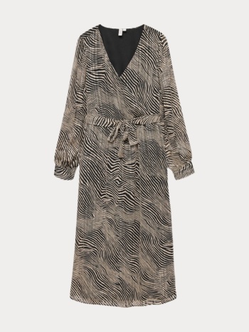 φορεμα vero moda gebra gedna ls 7/8 dress wvn btq black σε προσφορά