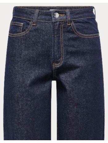 τζιν only emily hw mom crop dnm bf dark blue denim only σε προσφορά