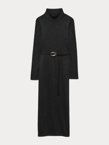 φορεμα vero moda louisa ls high neck 7/8 dress black vero σε προσφορά