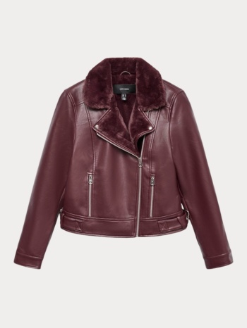 jacket vero moda hailey short coated jacket winetasting σε προσφορά