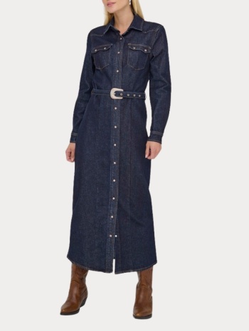 φορεμα only camomile ls dnm dress dark blue only σε προσφορά