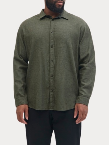 πουκαμισο jack & jones jjeclassic melange rosin (μεγαλα σε προσφορά