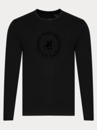long-sleeve t-shirt u.s. grand polo equipment & apparel black u.s. grand polo