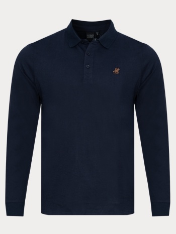 long-sleeve polo shirt u..s. grand polo navy u.s. grand polo σε προσφορά