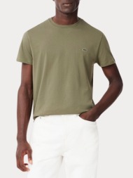 t-shirt lacoste pima regular fit green lacoste