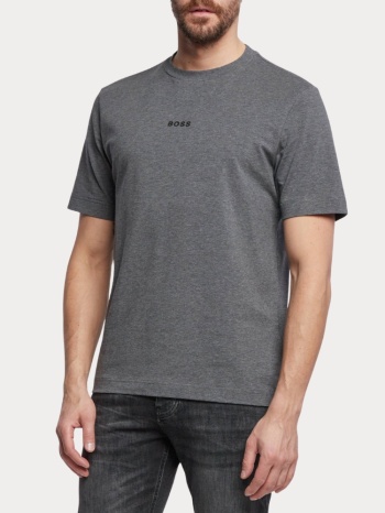 t-shirt hugo boss grey logo hugo boss σε προσφορά