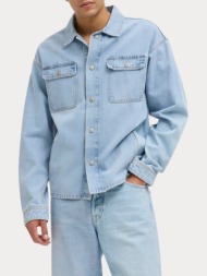 overshirt jack & jones jjichase jjovershirt akm 903 light blue jack&jones