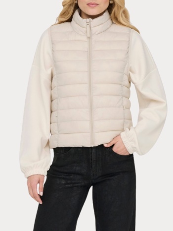 αμανικο μπουφαν only tahia lw quilted waistcoat pumice σε προσφορά