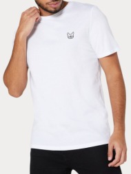 t-shirt jack & jones jjedenim logo tee ss o-neck white jack&jones