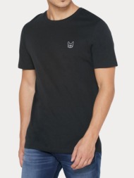 t-shirt jack & jones jjedenim logo tee ss o-neck black jack&jones