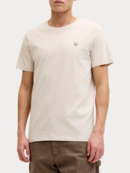 t-shirt jack & jones jjedenim logo tee ss o-neck moonbeam jack&jones