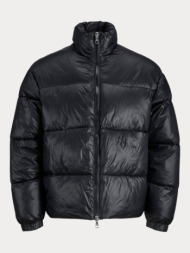 puffer μπουφαν jack & jones jcocover jacket black jack&jones