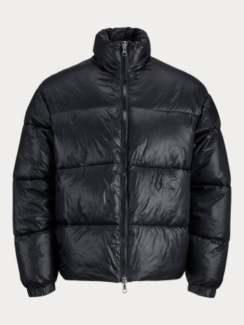 puffer μπουφαν jack & jones jcocover jacket black jack&jones σε προσφορά