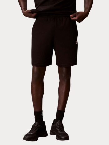βερμουδα calvin klein eu 350terry badge short black calvin σε προσφορά