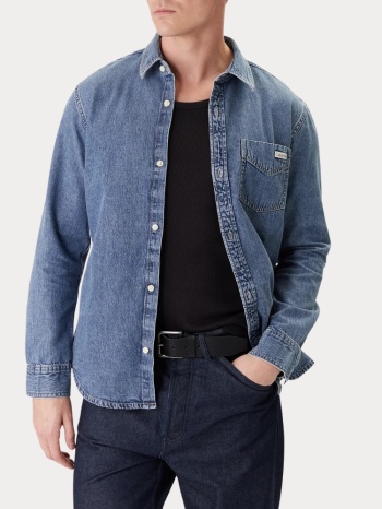 πουκαμισο calvin klein denim vintage indigo calvin klein σε προσφορά