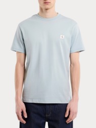 t-shirt calvin klein waffle overcast grey calvin klein
